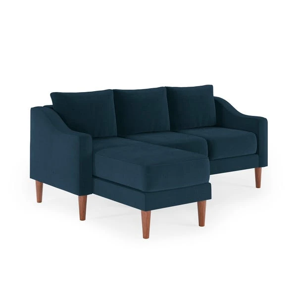 Hugo Velvet 3 Seater Corner Chaise Sofa 8 Hugo Velvet 3 Seater Corner Chaise Sofa - Image 6