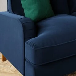 Beatrice Matte Velvet Luxe Navy Corner Sofa -Online Furniture Store 30931699 alt03