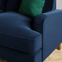 Beatrice Matte Velvet Luxe Navy Corner Sofa -Online Furniture Store 30931700 alt03