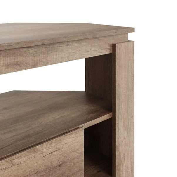 Canyon Oak Corner TV Unit For TVs Up To 44" 4 Canyon Oak Corner TV Unit For TVs Up To 44" - Image 2