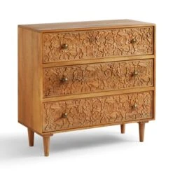 Jules Hand Carved 3 Drawer Chest 13 Jules Hand Carved 3 Drawer Chest -Online Furniture Store 30931913 alt05
