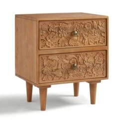 Jules Hand Carved Bedside Table -Online Furniture Store 30931914 alt05