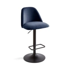 Delaney Adjustable Height Barstool, Velvet -Online Furniture Store 30933522 alt04