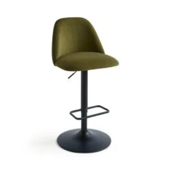 Delaney Adjustable Height Barstool, Velvet -Online Furniture Store 30933524 alt04