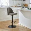 Delaney Adjustable Height Barstool, Velvet -Online Furniture Store 30933525