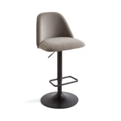 Delaney Adjustable Height Barstool, Velvet -Online Furniture Store 30933525 alt04