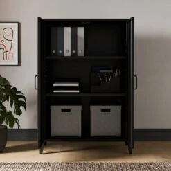 Helga Metal Tall Sideboard 29 Helga Metal Tall Sideboard -Online Furniture Store 30933927 alt01