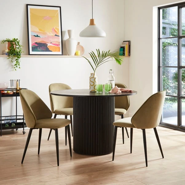 Freya Dining Chair, Velvet 11 Freya Dining Chair, Velvet - Image 9