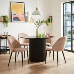 Freya Dining Chair, Velvet 24 Freya Dining Chair, Velvet -Online Furniture Store 30934404 alt02