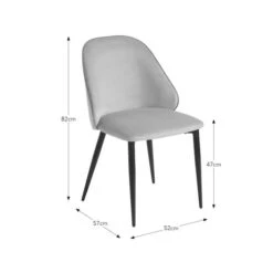 Freya Dining Chair, Velvet 28 Freya Dining Chair, Velvet -Online Furniture Store 30934404 alt09