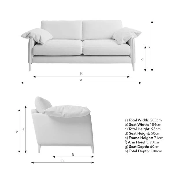Hector Tonal Plush Chenille 4 Seater Sofa 20 Hector Tonal Plush Chenille 4 Seater Sofa - Image 18