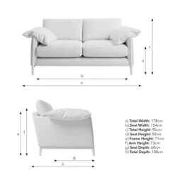 Hector Tonal Plush Chenille 3 Seater Sofa -Online Furniture Store 30934928 alt09