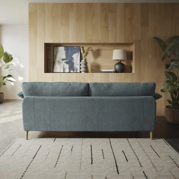 Hector Tonal Plush Chenille 4 Seater Sofa 6 Hector Tonal Plush Chenille 4 Seater Sofa - Image 4