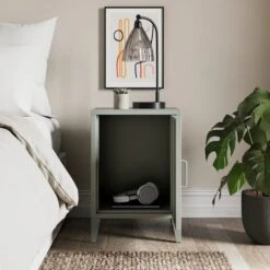 Helga Metal Bedside Table 28 Helga Metal Bedside Table -Online Furniture Store 30935388 alt01
