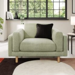 Newton Chunky Tonal Weave Snuggle Chair -Online Furniture Store 30935634