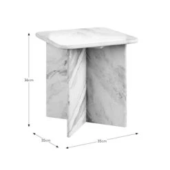 Lana Marble Small Side Table -Online Furniture Store 30937592 alt09