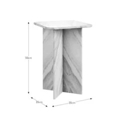Lana Marble Tall Side Table -Online Furniture Store 30937630 alt09