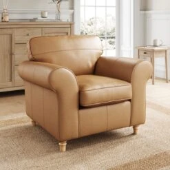 Flori Vintage Leather Armchair -Online Furniture Store 30937825