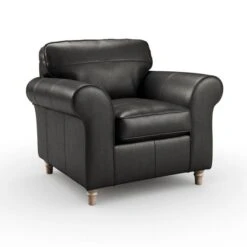 Flori Vintage Leather Armchair -Online Furniture Store 30937897 alt05