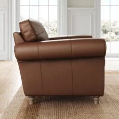 Flori Vintage Leather Armchair -Online Furniture Store 30937900 alt01