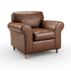 Flori Vintage Leather Armchair -Online Furniture Store 30937900 alt05