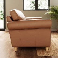 Flori Classic Leather 2 Seater Sofa -Online Furniture Store 30937925 alt01