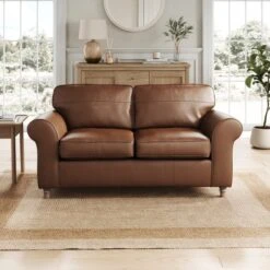Flori Vintage Leather 2 Seater Sofa -Online Furniture Store 30937929