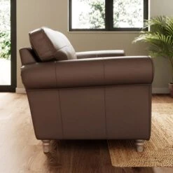 Flori Classic Leather 2 Seater Sofa -Online Furniture Store 30937977 alt01