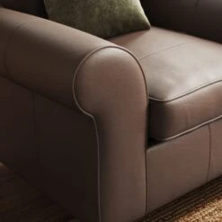 Flori Classic Leather Armchair -Online Furniture Store 30938009 alt04