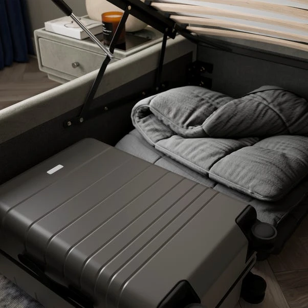 Oversized Ottoman Hotel Bed Frame, Velvet 14 Oversized Ottoman Hotel Bed Frame, Velvet - Image 12