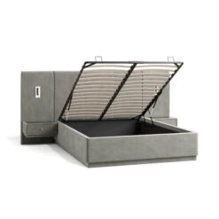 Oversized Ottoman Hotel Bed Frame, Velvet 33 Oversized Ottoman Hotel Bed Frame, Velvet -Online Furniture Store 30948460 alt06