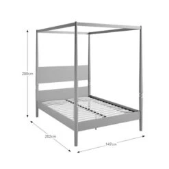 Pip 4 Poster Wooden Bed Frame 41 Pip 4 Poster Wooden Bed Frame -Online Furniture Store 30948493 alt06