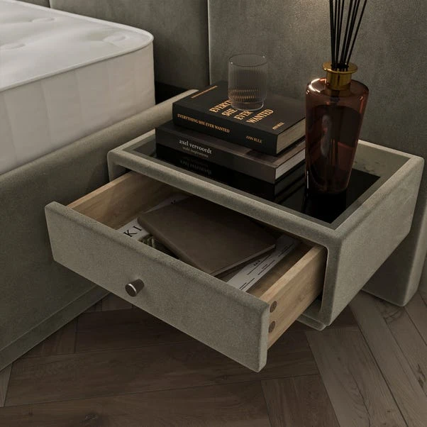 Oversized Ottoman Hotel Bed Frame, Velvet 5 Oversized Ottoman Hotel Bed Frame, Velvet - Image 3