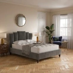 Rene Bed Frame, Velvet 29 Rene Bed Frame, Velvet -Online Furniture Store 30948524