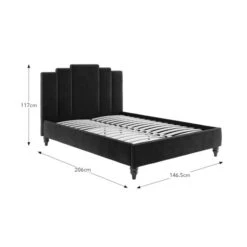 Rene Bed Frame, Velvet 28 Rene Bed Frame, Velvet -Online Furniture Store 30948532 alt06