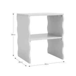 Posie Wavy Bedside Table -Online Furniture Store 30957432 alt09