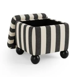 Nylah Woven Stripe Storage Footstool -Online Furniture Store 30958302 alt06