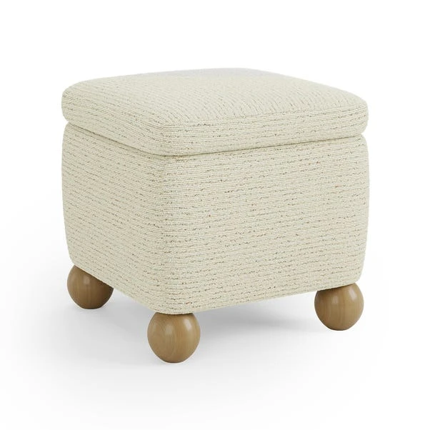 Nylah Boucle Fleck Storage Footstool 8 Nylah Boucle Fleck Storage Footstool - Image 6