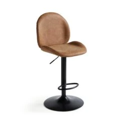 Jayde Adjustable Bar Stool, Faux Leather -Online Furniture Store 30958645 alt04