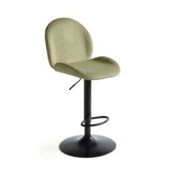 Jayde Adjustable Bar Stool, Velvet -Online Furniture Store 30958646 alt03