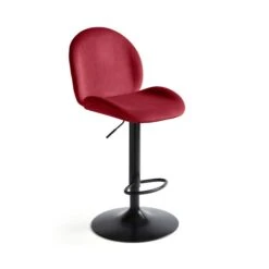Jayde Adjustable Bar Stool, Velvet -Online Furniture Store 30958654 alt03