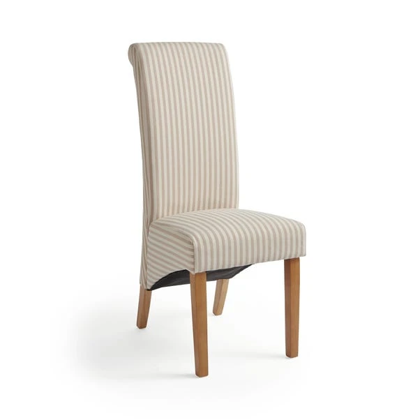 Set Of 2 Chester Linford Stripe Dining Chairs, Fabric 16 Set Of 2 Chester Linford Stripe Dining Chairs, Fabric - Image 15
