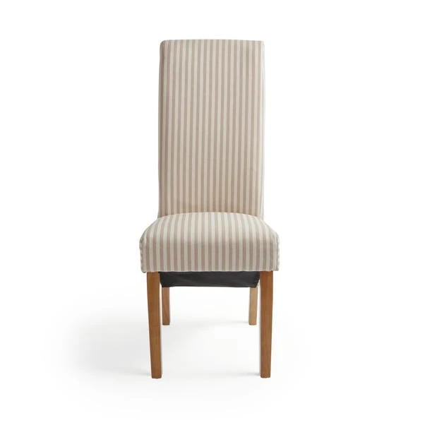 Set Of 2 Chester Linford Stripe Dining Chairs, Fabric 17 Set Of 2 Chester Linford Stripe Dining Chairs, Fabric - Image 16