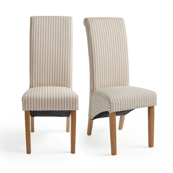 Set Of 2 Chester Linford Stripe Dining Chairs, Fabric 18 Set Of 2 Chester Linford Stripe Dining Chairs, Fabric - Image 17