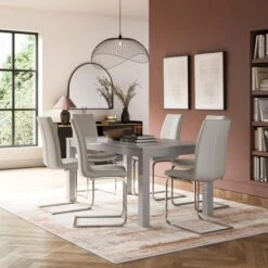 Harlington 8-10 Seater Extendable Dining Table, Gloss 26 Harlington 8-10 Seater Extendable Dining Table, Gloss -Online Furniture Store 30959449
