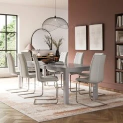 Harlington 8-10 Seater Extendable Dining Table, Gloss 27 Harlington 8-10 Seater Extendable Dining Table, Gloss -Online Furniture Store 30959449 alt01