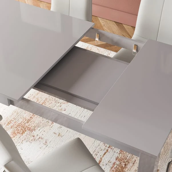 Harlington 8-10 Seater Extendable Dining Table, Gloss 13 Harlington 8-10 Seater Extendable Dining Table, Gloss - Image 11