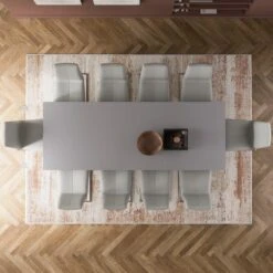 Harlington 8-10 Seater Extendable Dining Table, Gloss 29 Harlington 8-10 Seater Extendable Dining Table, Gloss -Online Furniture Store 30959449 alt03