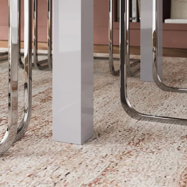 Harlington 8-10 Seater Extendable Dining Table, Gloss 15 Harlington 8-10 Seater Extendable Dining Table, Gloss - Image 13