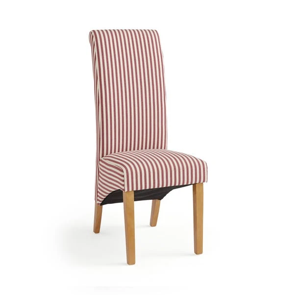 Set Of 2 Chester Linford Stripe Dining Chairs, Fabric 6 Set Of 2 Chester Linford Stripe Dining Chairs, Fabric - Image 5